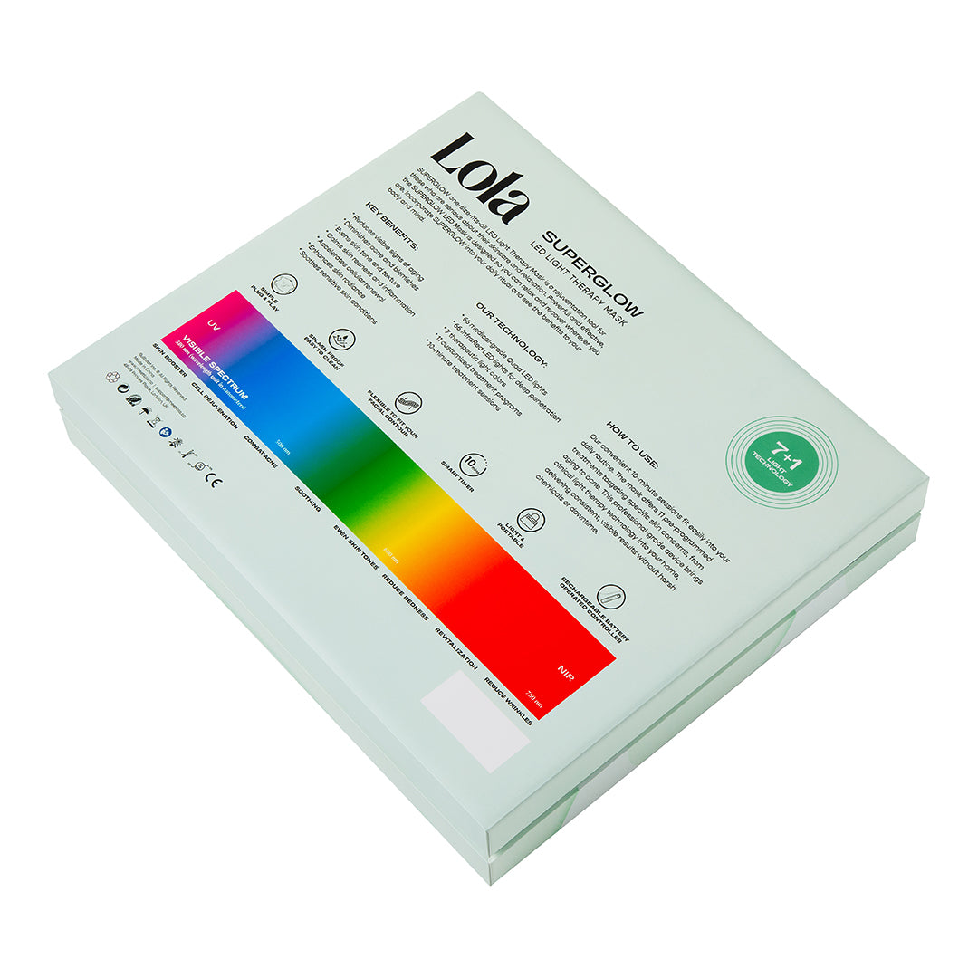 LOLA Super Glow LED Maske - Gesichtsmaske