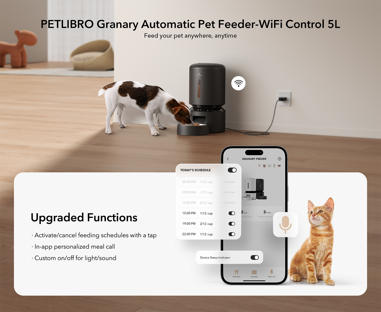 Petlibro - Granary WIFI Futterspender 5L