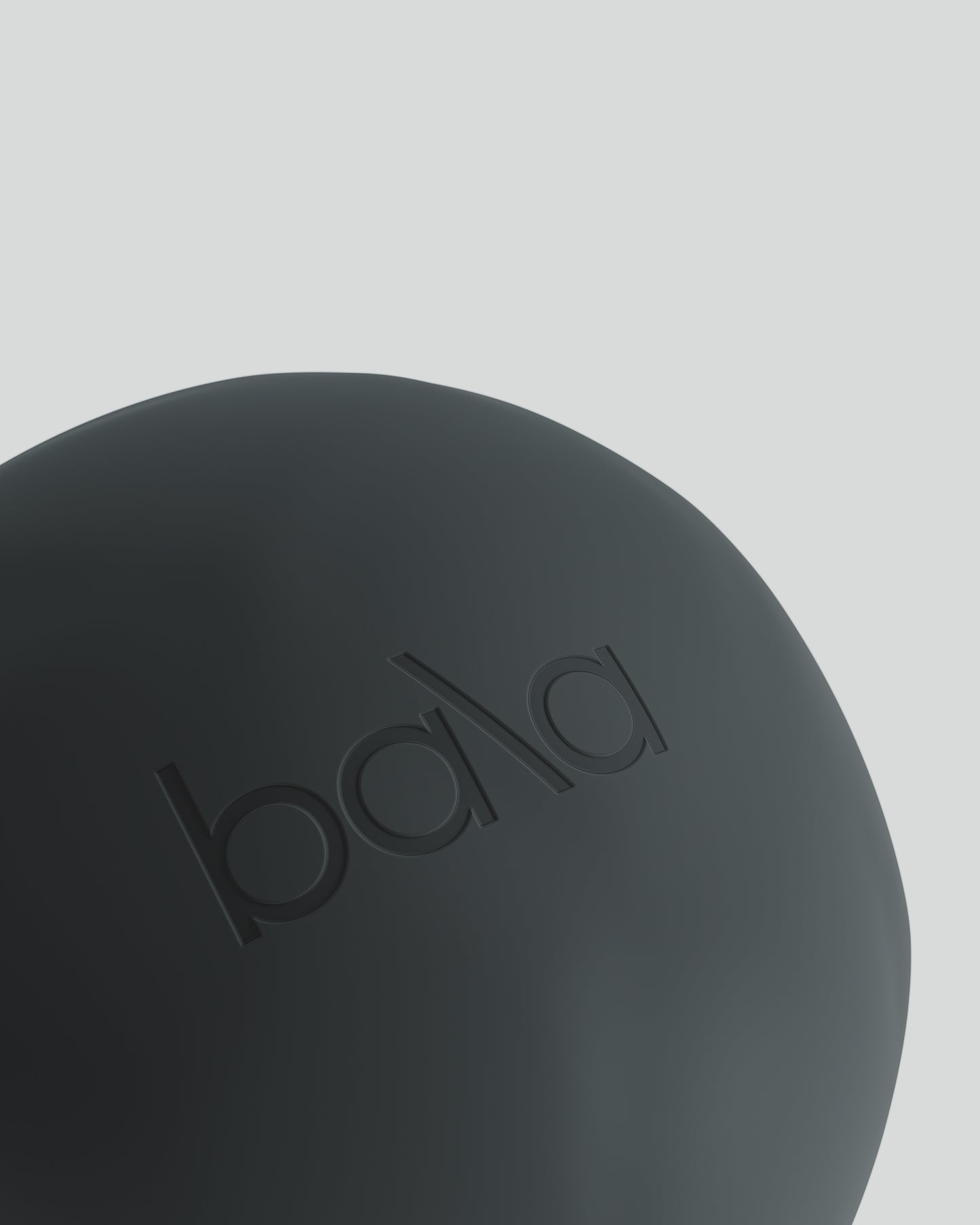 BALA Pilates Ball – Vielseitiger Fitnessball für Pilates, Yoga & Core-Training - Charcoal