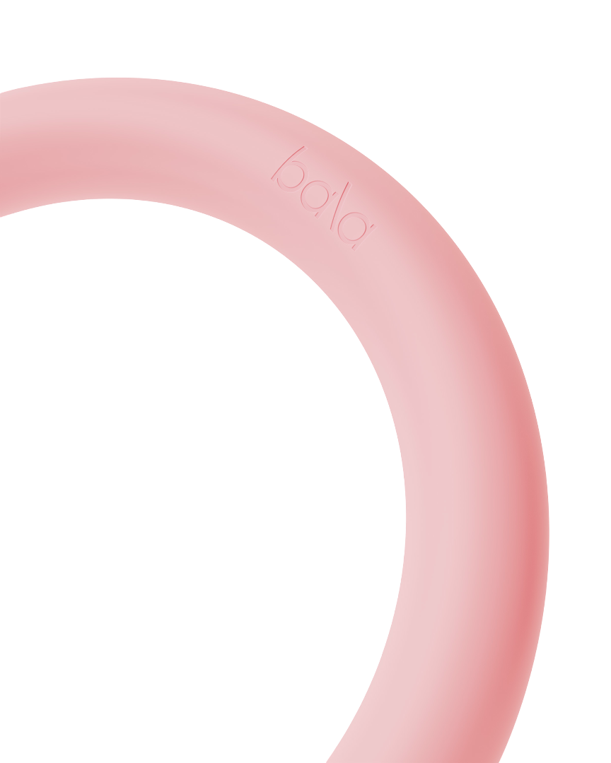 BALA Power Ring – Stilvoller Fitnessring für effektives Ganzkörpertraining 5kg - Blush