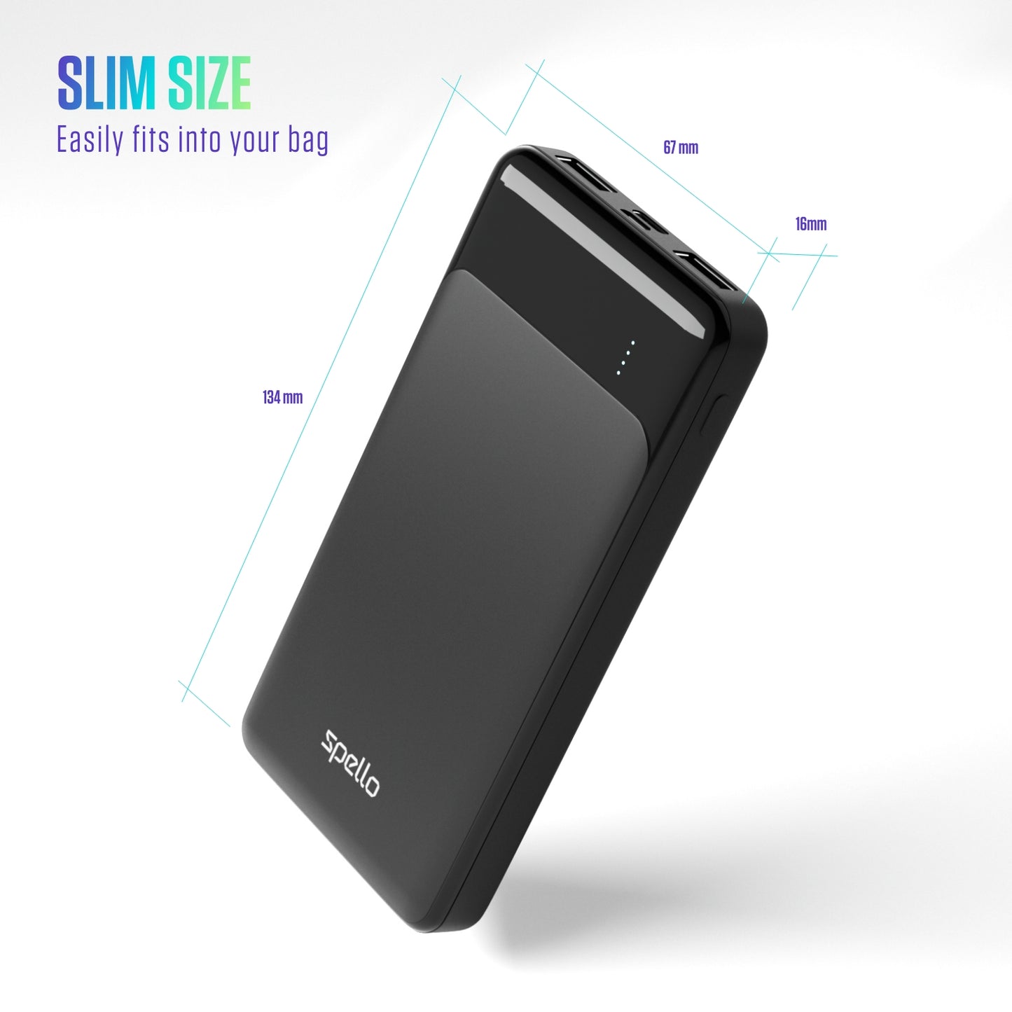 Spello Slim Power Bank 10.000mAh