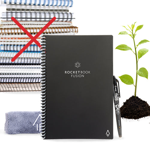 Rocketbook Core - Letter (approx. A4 / 32 pages) - infinity black