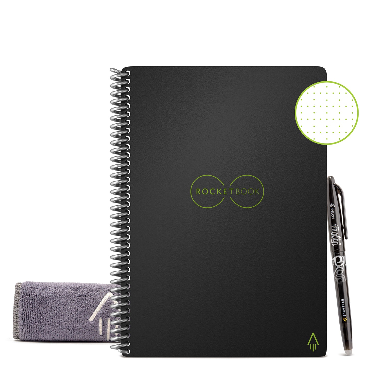 Rocketbook Core - Letter (approx. A4 / 32 pages) - infinity black