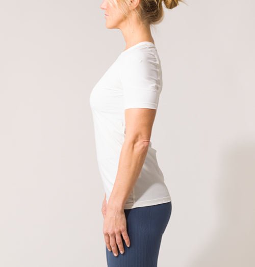 REMINDER POSTURE T-SHIRT WOMAN - reminds you of an upright posture