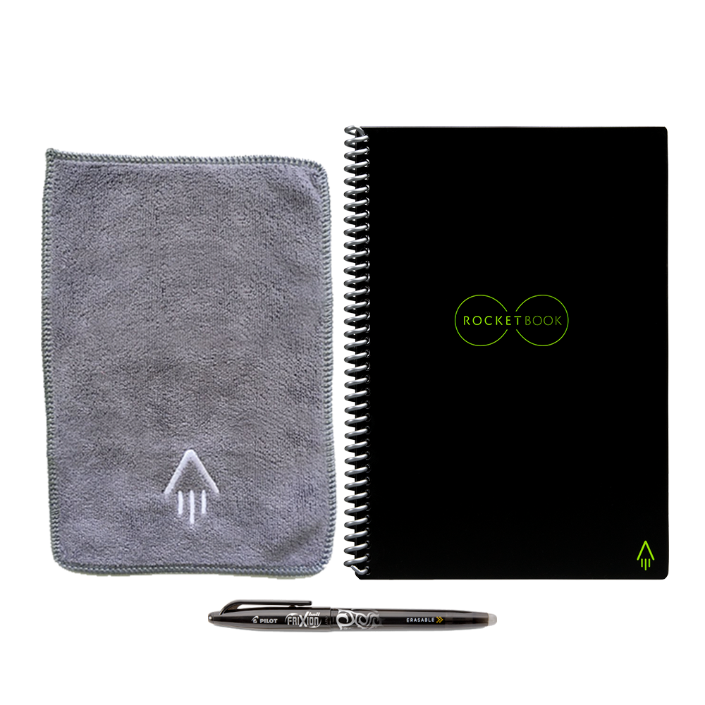 Rocketbook Core - Letter (approx. A4 / 32 pages) - infinity black