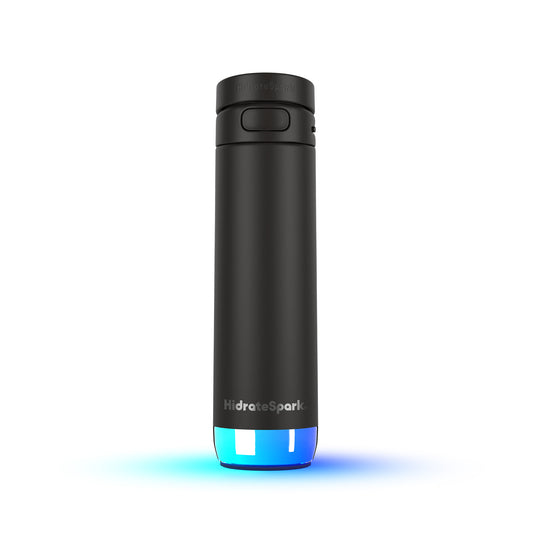 Die intelligente Edelstahl-Trinkflasche mit 620 ml Fassungsvermögen verbindet Bluetooth-Tracking, automatisches Schluck-Monitoring sowie App-Integration – für smarte Hydration im Alltag.