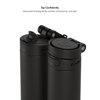 Die intelligente Edelstahl-Trinkflasche mit 620 ml Fassungsvermögen verbindet Bluetooth-Tracking, automatisches Schluck-Monitoring sowie App-Integration – für smarte Hydration im Alltag.