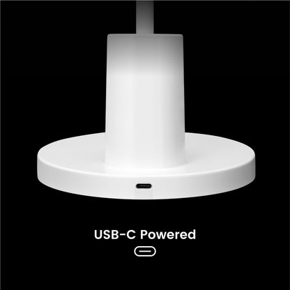 Yeelight LED Schreibtischlampe – moderner Lampenfuß mit USB-C Stromanschluss