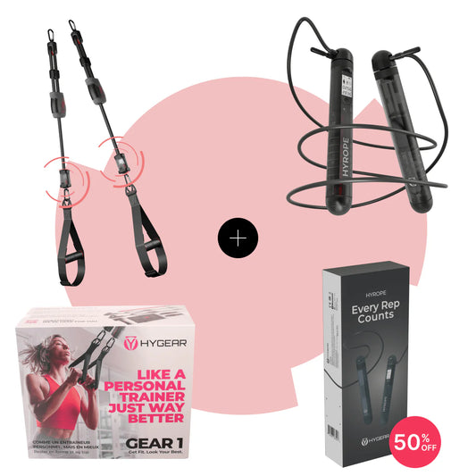 habeats by HYGEAR GEAR 1 BANDS+ Suspension Trainer und habeats by HYGEAR ROPE  Springseil im Set