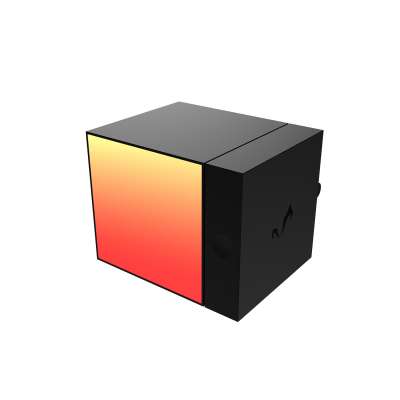 Yeelight Cube Panel LED Modul in Schwarz – smarte RGB Lichtfläche mit weichem Farbverlauf