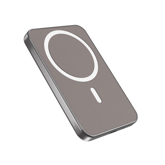Epico UltraPack Mag+ Power Bank EM45 – 5000mAh magnetische Powerbank in Graphite Grey, MagSafe-kompatibel