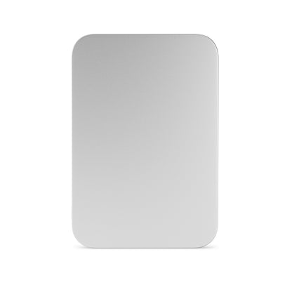 Rückansicht der Epico Mag+ Wireless Power Bank 3000mAh mit USB-C-Anschluss und glatter Metalloberfläche