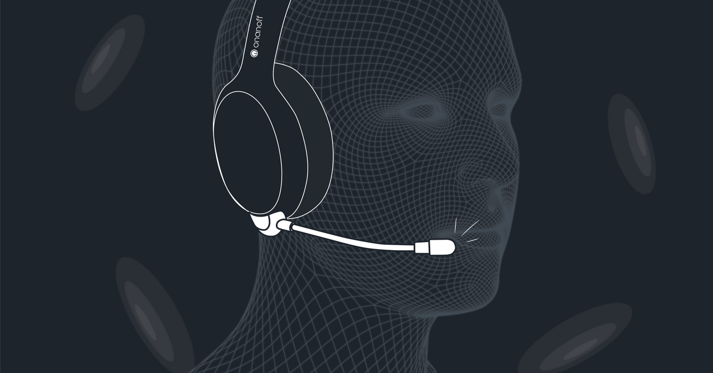 onanoff Fokus+ - Wireless noise cancelling over-ear Kopfhörer