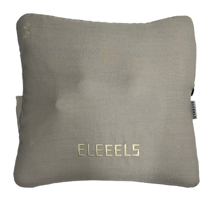 Das Eleeels H1S Shiatsu Massagekissen in einer neutralen beigen Farbe.