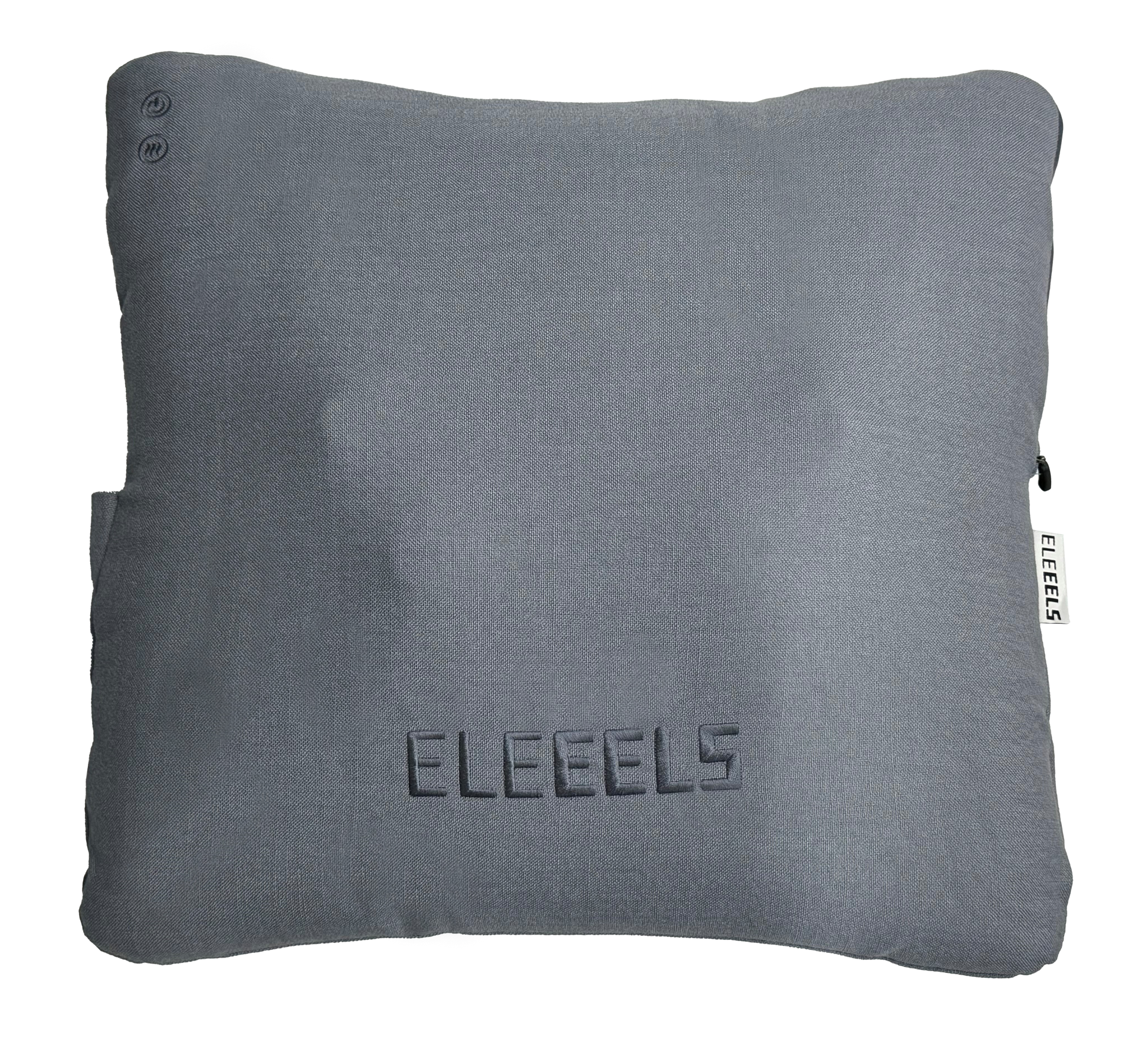 as Eleeels H1S Shiatsu Massagekissen in einer eleganten grauen Farbe.