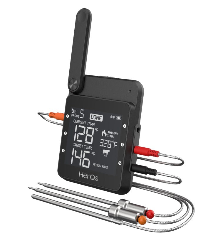 HerQs Professional – Smartes Koch- und Grillthermometer für Perfektion