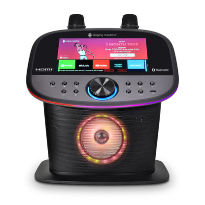 Singing Machine ISM9011 Karaoke-Maschine mit zwei kabellosen Mikrofonen für Duette und Familienunterhaltung