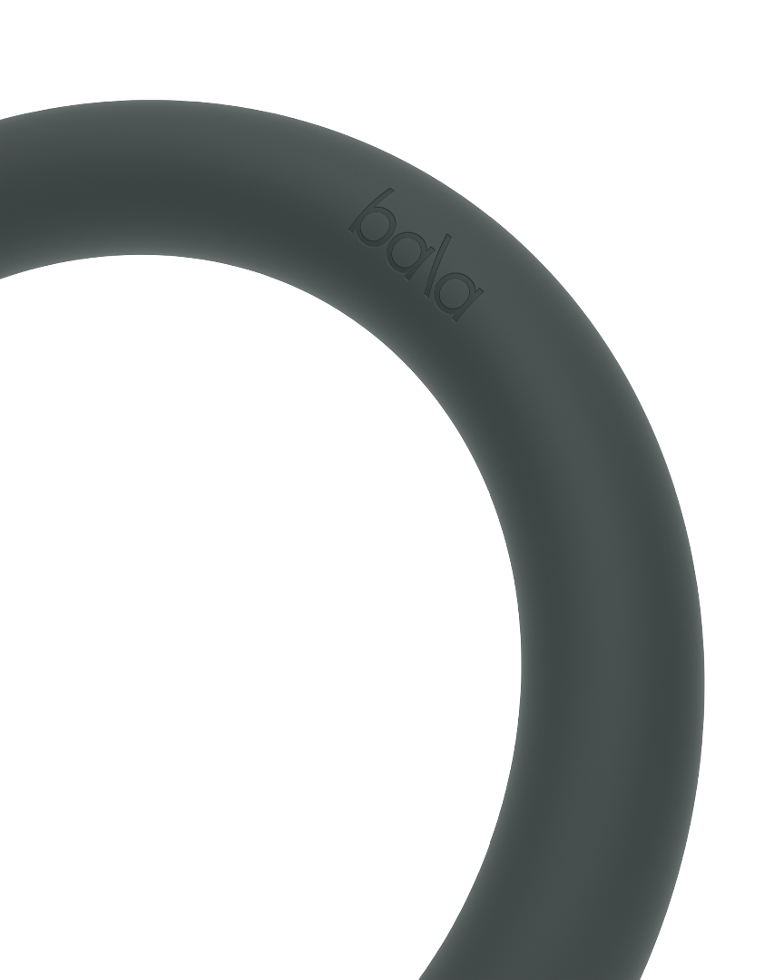 BALA Power Ring – Stilvoller Fitnessring für effektives Ganzkörpertraining 5kg Charcoal