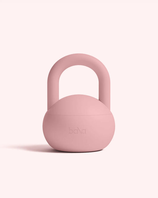BALA Kettlebell – Stilvolle Premium Kettlebell für funktionelles Krafttraining & Home Workouts - 4,5kg Pink