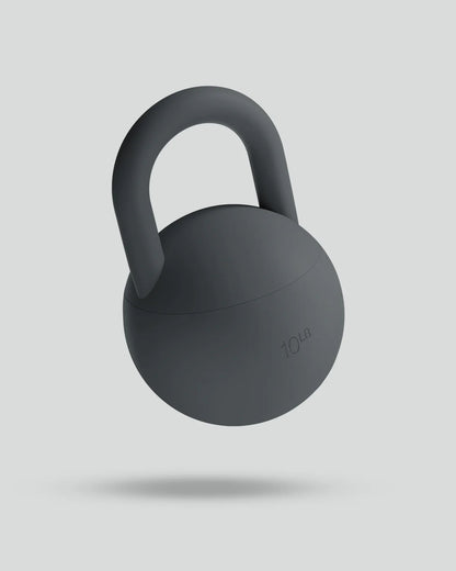 BALA Kettlebell – Stilvolle Premium Kettlebell für funktionelles Krafttraining & Home Workouts - 4,5kg Charcoal