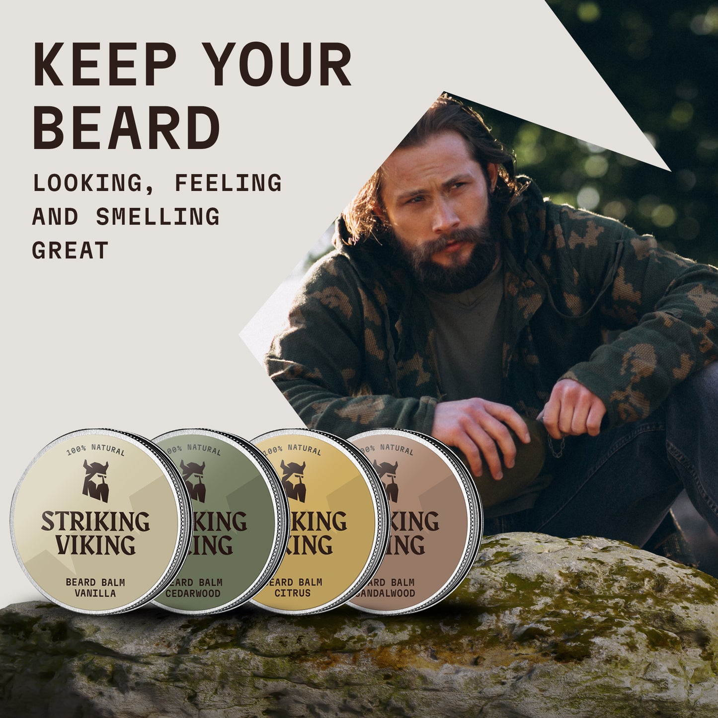 Striking Viking Bartbalsam - Kennenlernset