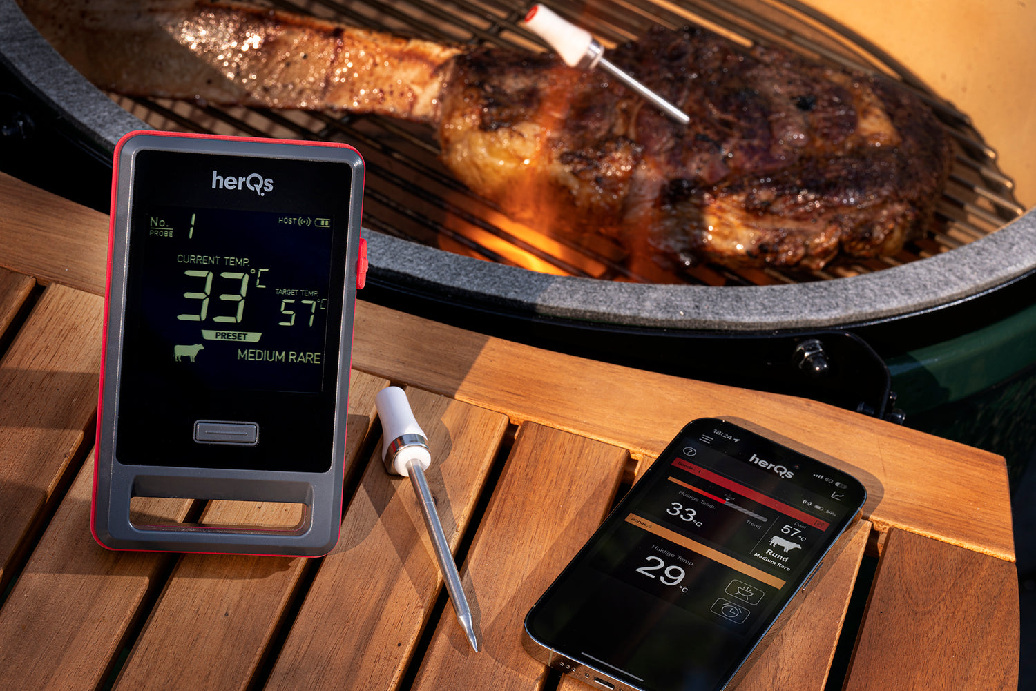 HerQs Pin Pro das smarteste Grillthermometer Newbie