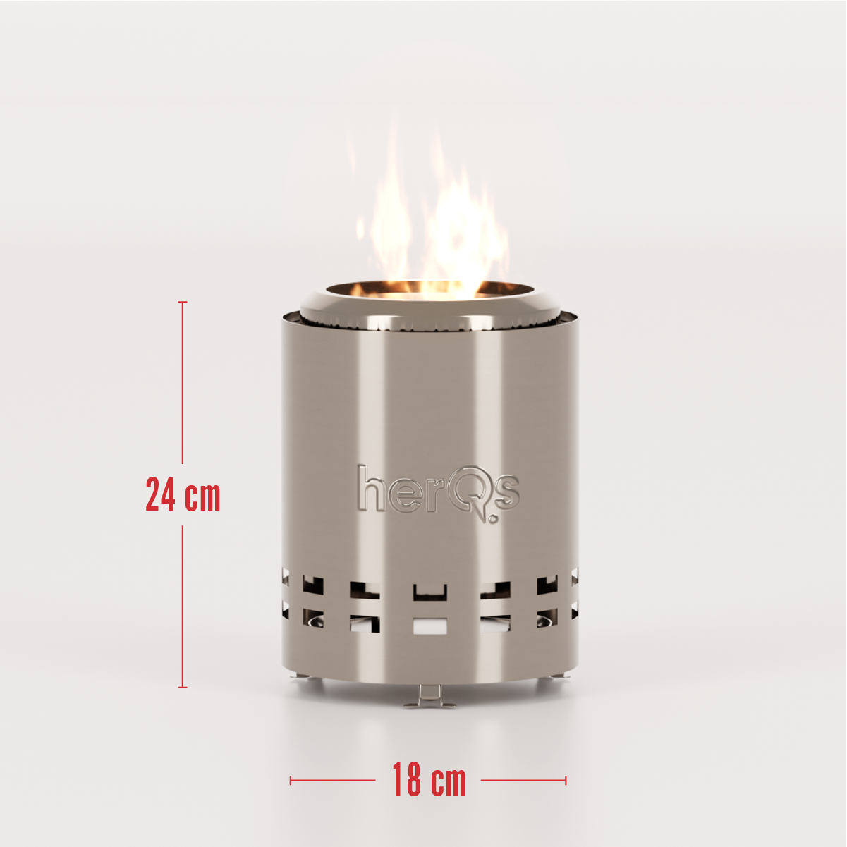 HerQs rauchfreie Feuerschale Mighty