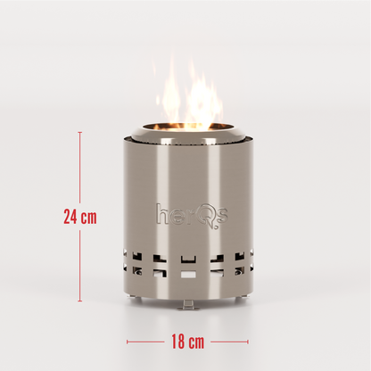 HerQs rauchfreie Feuerschale Mighty