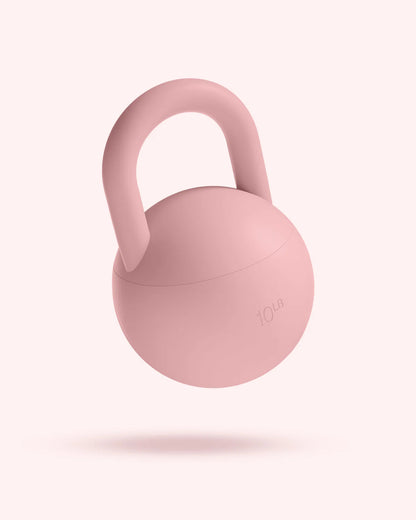 BALA Kettlebell – Stilvolle Premium Kettlebell für funktionelles Krafttraining & Home Workouts - 4,5kg Pink
