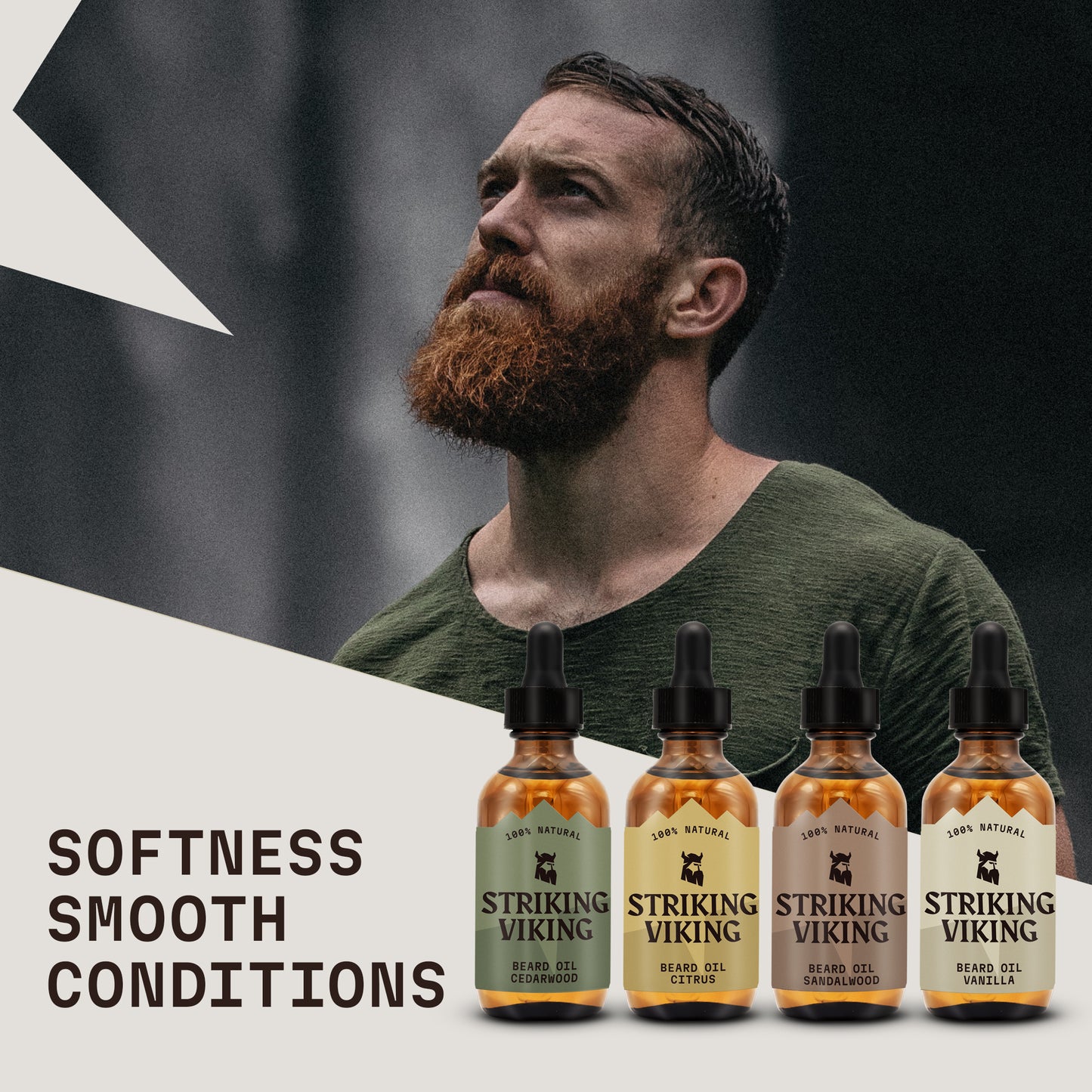 Striking Viking Scented Beard Oil Sampler Pack - Das Kennenlernpaket
