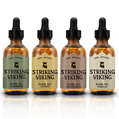Striking Viking Scented Beard Oil Sampler Pack - Das Kennenlernpaket