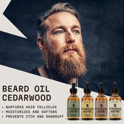 Striking Viking Scented Beard Oil Sampler Pack - Das Kennenlernpaket
