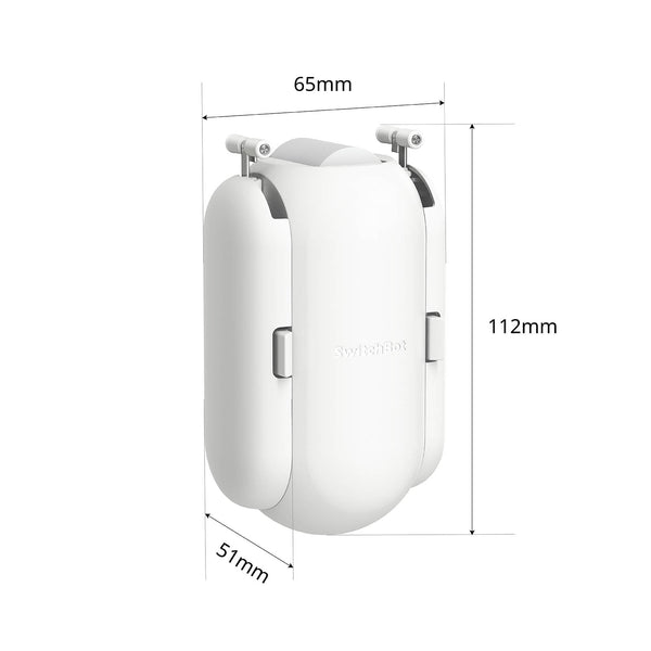 SwitchBot Curtain "U Rail 2" – Smarter Gardinenmotor für U-Schienen (Weiß)