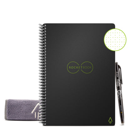 Rocketbook Core - Letter (approx. A4 / 32 pages) - infinity black